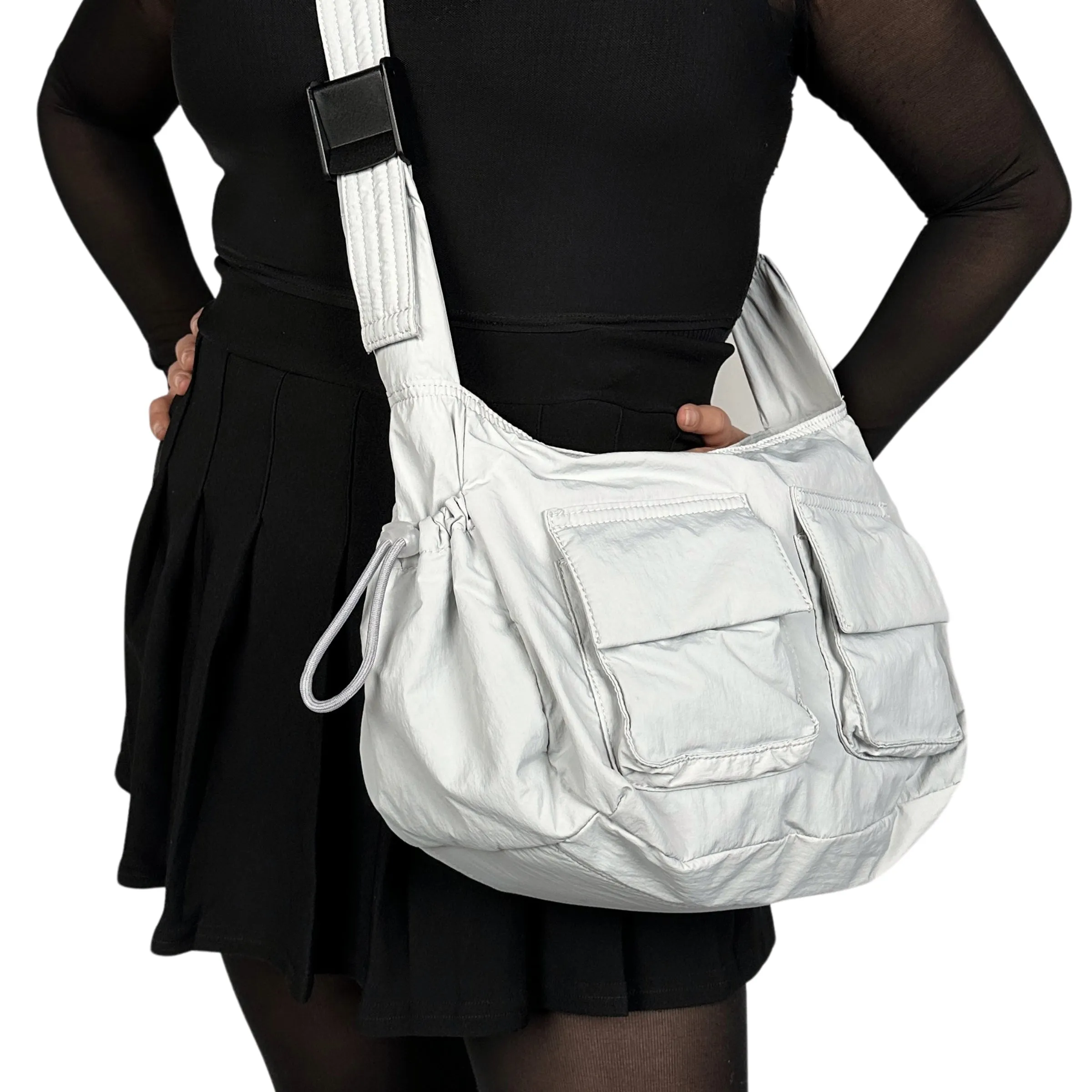 Wicked Misfit Multi Pocket Moon Nylon Bags