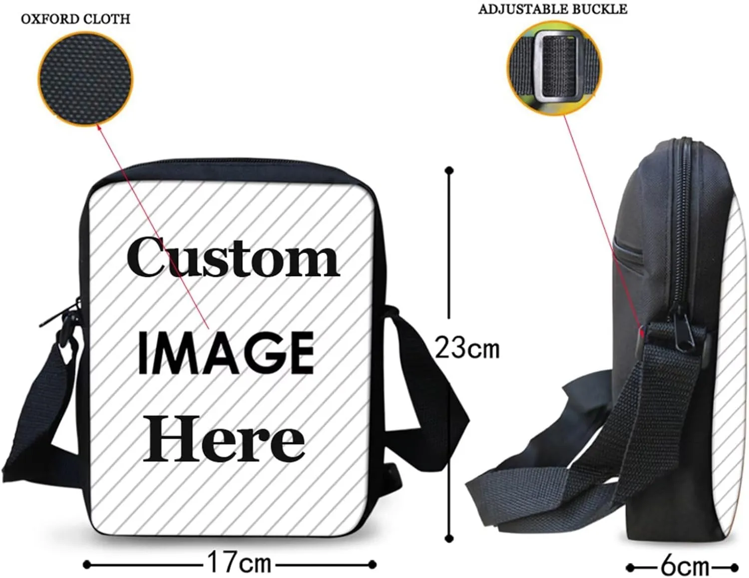 Women Messenger Bag Shoulder Crossbody Satchel Bag with Adjustable Strap