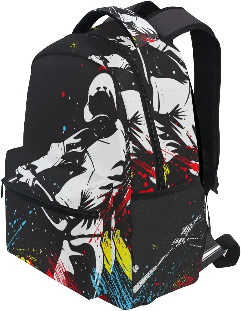 xigua Baseball School Backpack Bookbags for Students Girls Boys Women Men,Laptop Shoulder Bag Daypack for Travel Hiking Camping Sports,16 Inch