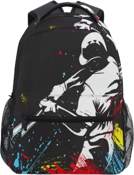 xigua Baseball School Backpack Bookbags for Students Girls Boys Women Men,Laptop Shoulder Bag Daypack for Travel Hiking Camping Sports,16 Inch